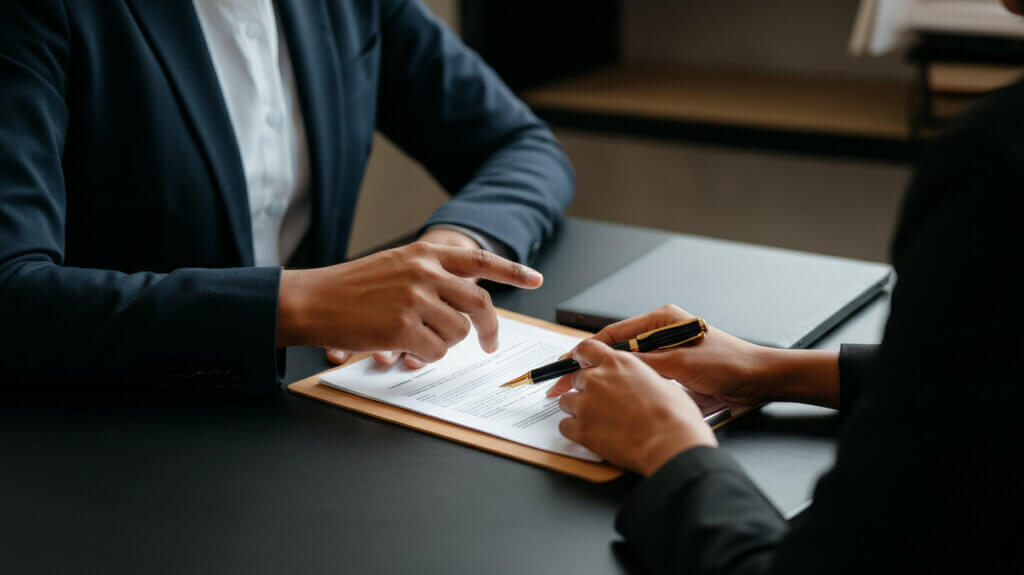 Consultation with a lawyer when signing a document in the field of international inheritance law